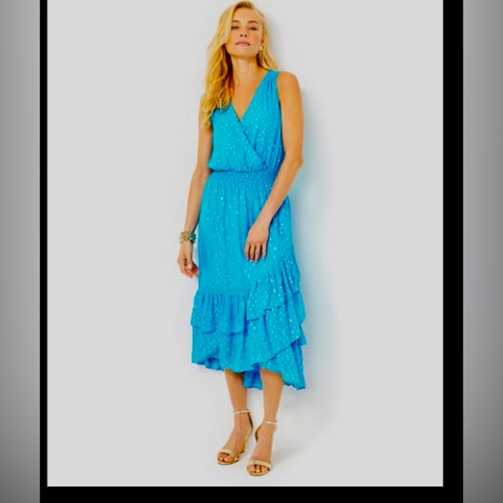 EUC Lily Pulitzer Valeri Midi dress size 14